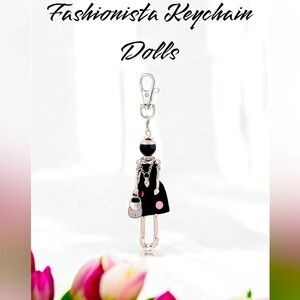 Spring Bling Fashionista Keychain Dolls